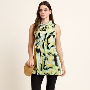 Alfani Multicolor Sleeveless Tunic